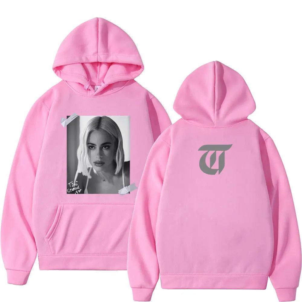 Singer Tini Stoessel Album Vintage Graphic Hoodie