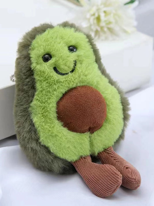 A cute avocado pet plush
