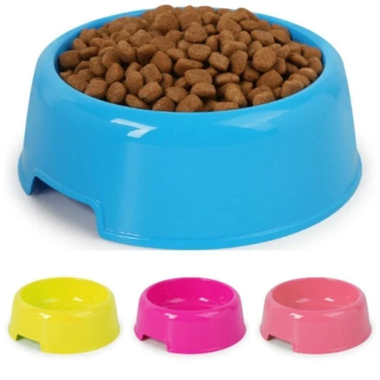 Pet Bowls Dog Cat Plastic Food