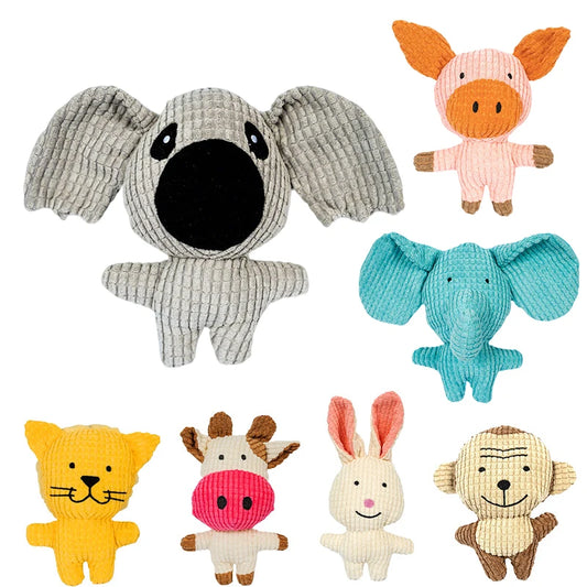 Cute Dog Plush Toys Teething