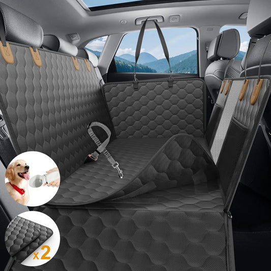 Waterproof Pet Travel Accessories Foldable Dog Car Seat Car Pet Seat Safety Hammock Trunk Mat Car Rear Back Seat Protector