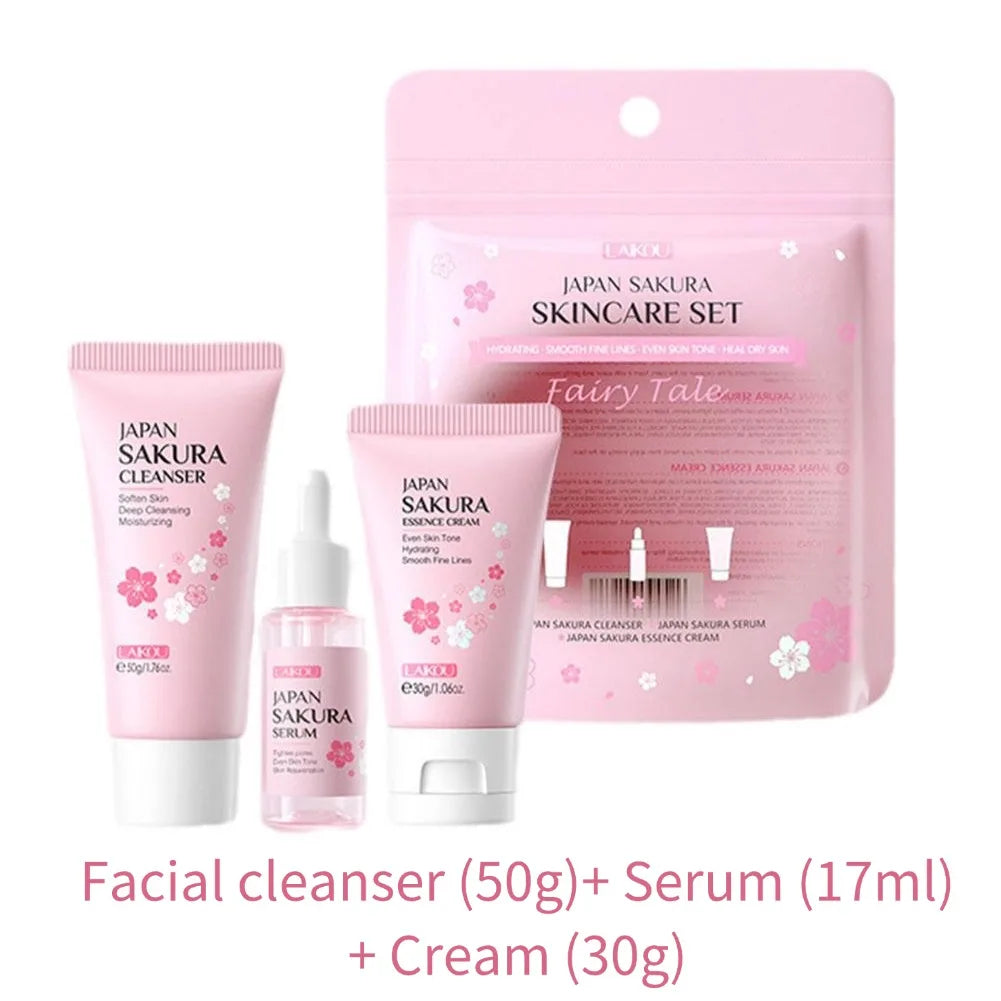 Sakura 6-Piece Travel Skin Care Set