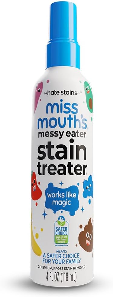 Miss Mouth's Stain Treater spray bottle on a white background