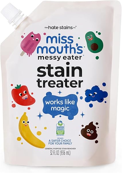 Miss Mouth’s Messy Eater Stain Treater – XL Refill Pouch (32 fl oz)