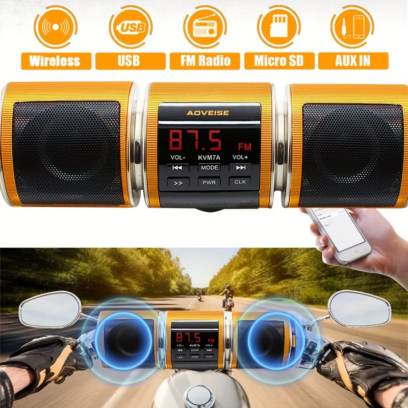 Waterproof Wireless Motorcycle ATV