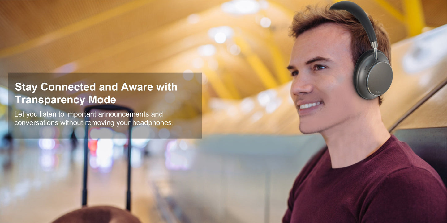 Men’s Bluetooth Over‑Ear Headphones