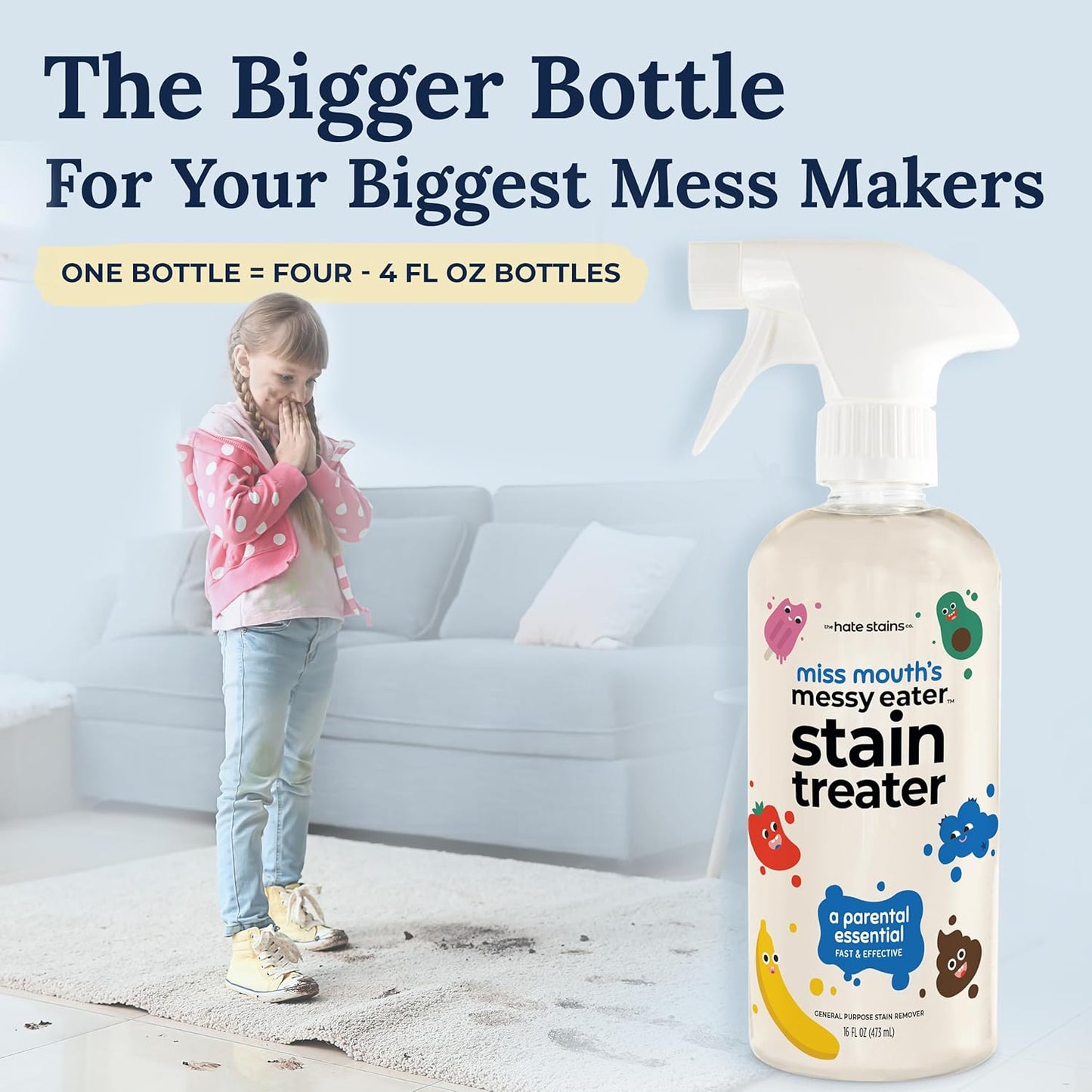 Miss Mouth’s Messy Eater Stain Treater – 16 fl oz Spray