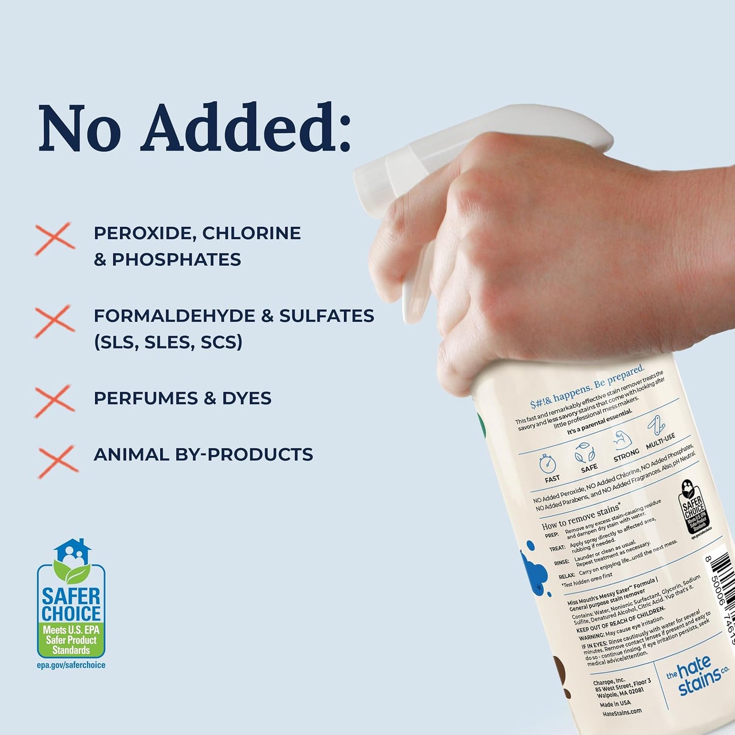 Miss Mouth’s Messy Eater Stain Treater – 16 fl oz Spray