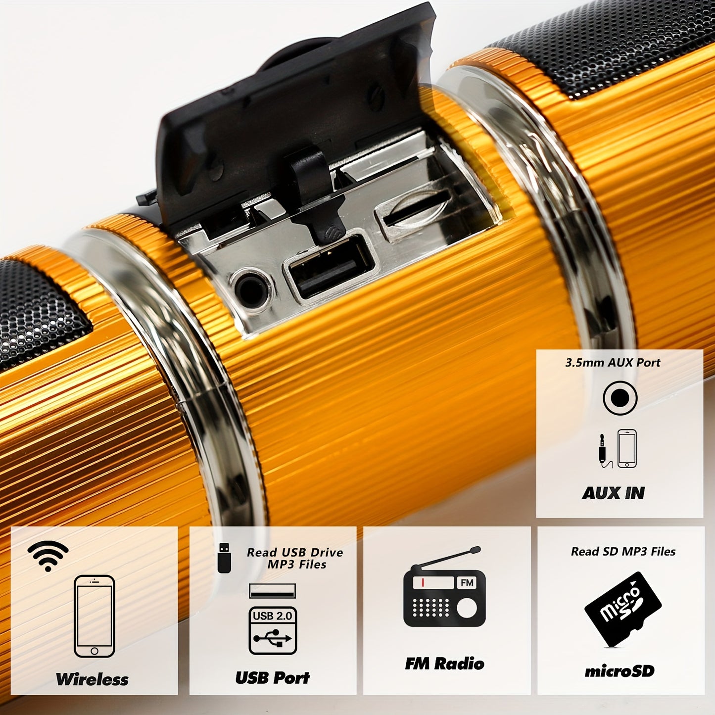 Waterproof Wireless Motorcycle ATV