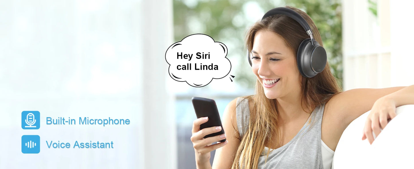 Men’s Bluetooth Over‑Ear Headphones