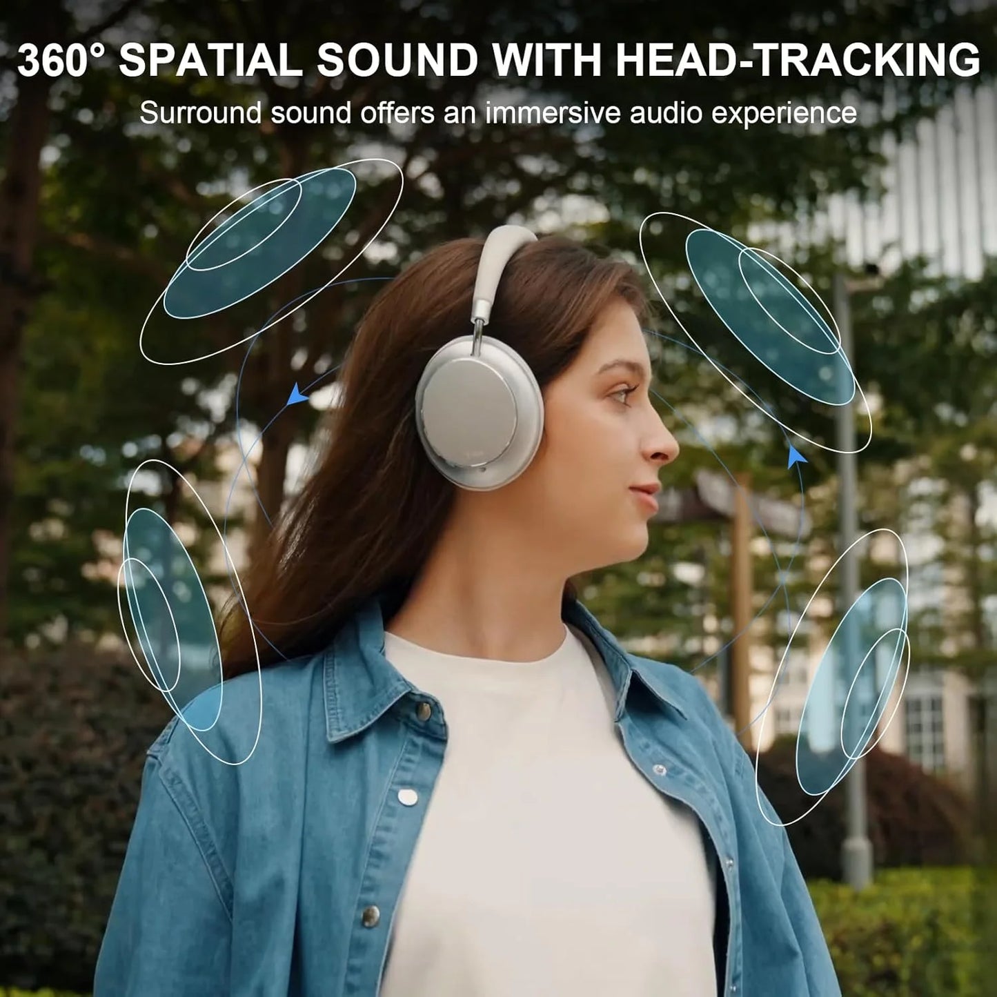 Men’s Bluetooth Over‑Ear Headphones