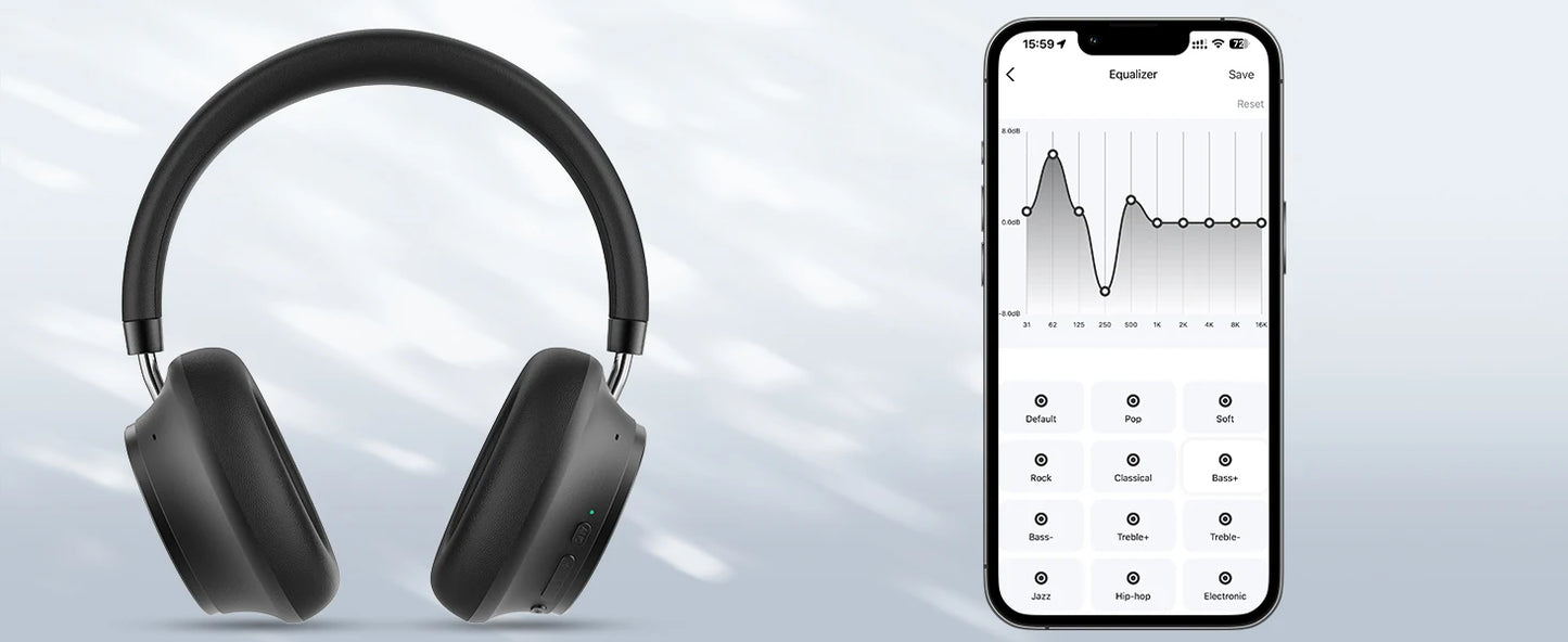 Men’s Bluetooth Over‑Ear Headphones