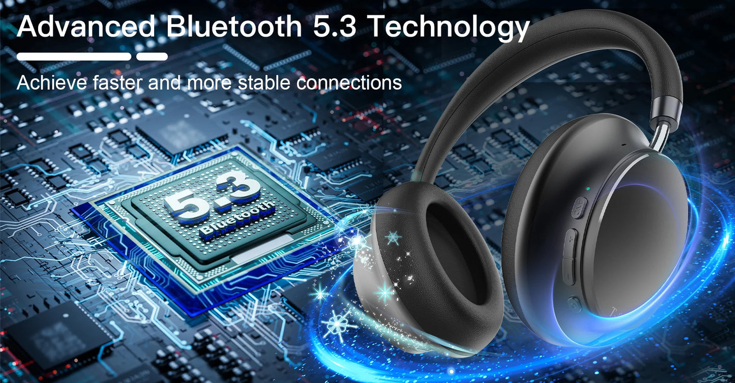 Men’s Bluetooth Over‑Ear Headphones