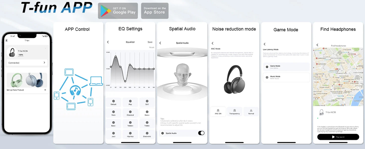 Men’s Bluetooth Over‑Ear Headphones