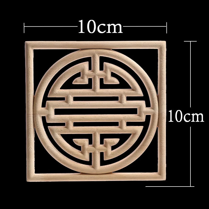 Decorative Wood Appliques Unique Exquisite Natural