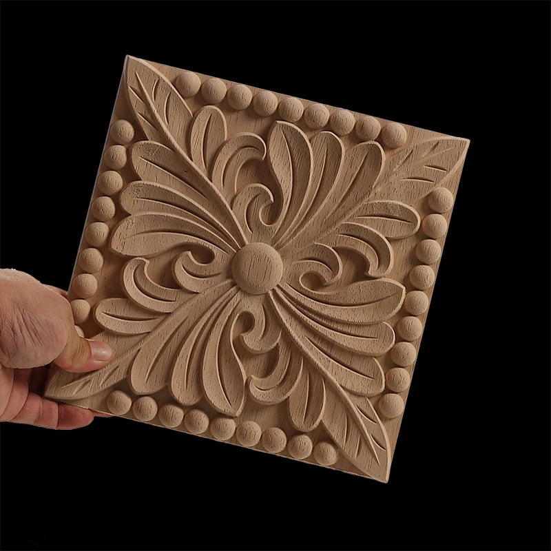 Decorative Wood Appliques Unique Exquisite Natural