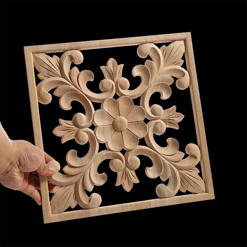 Decorative Wood Appliques Unique Exquisite Natural