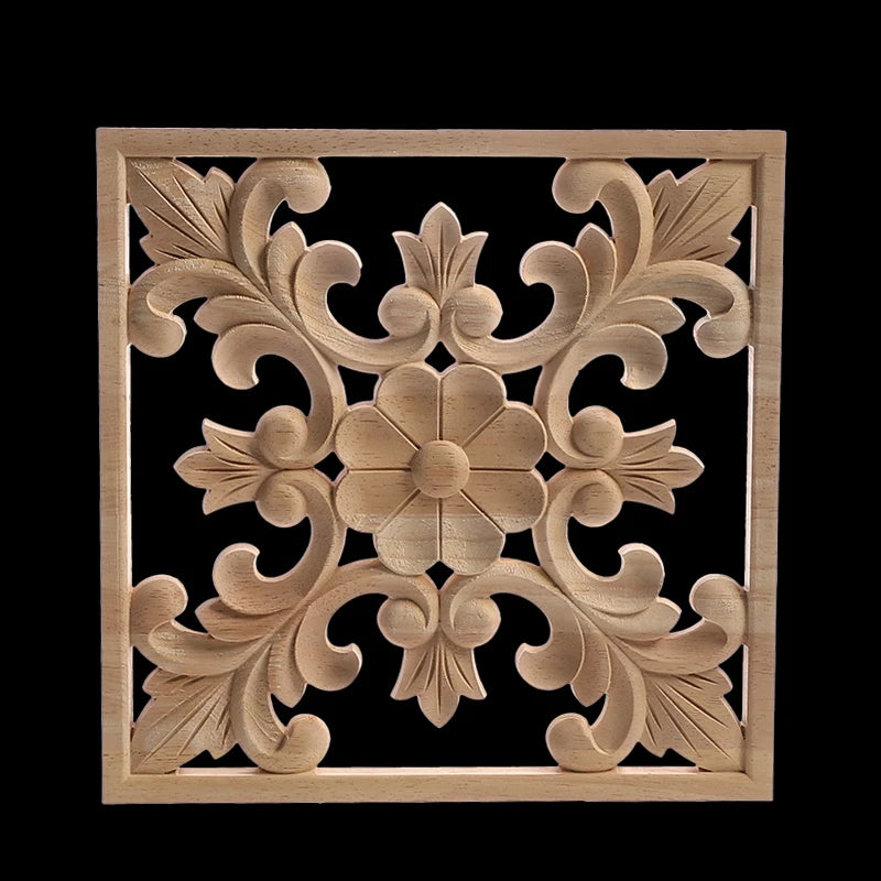 Decorative Wood Appliques Unique Exquisite Natural