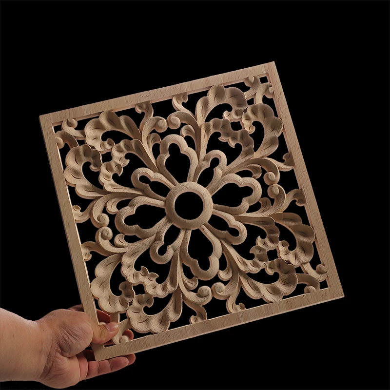 Decorative Wood Appliques Unique Exquisite Natural