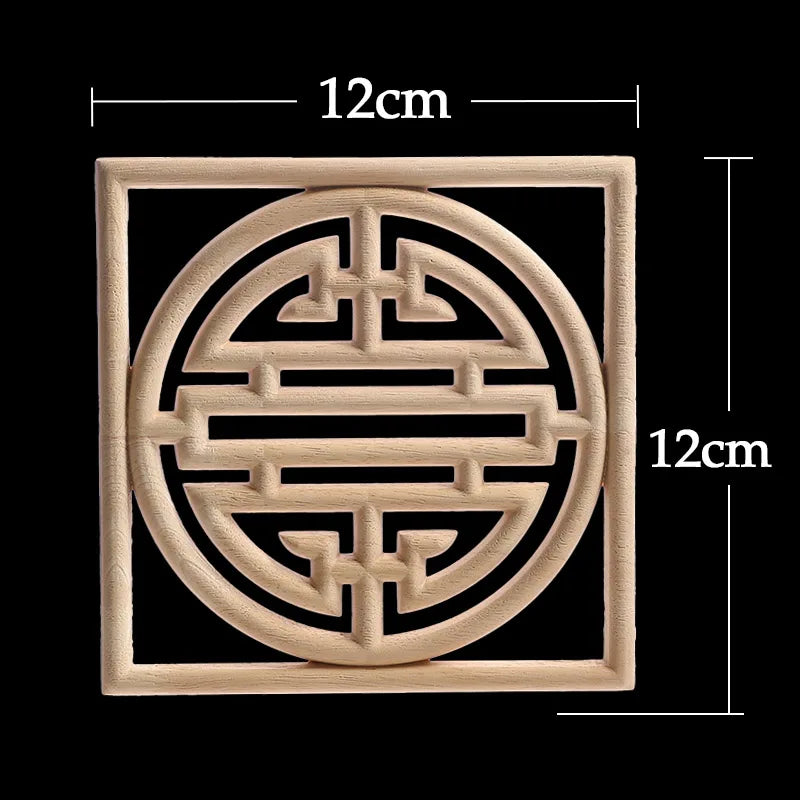 Decorative Wood Appliques Unique Exquisite Natural