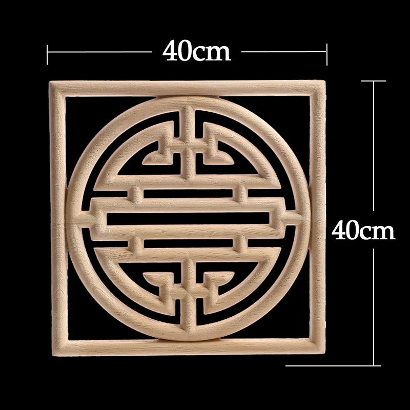 Decorative Wood Appliques Unique Exquisite Natural