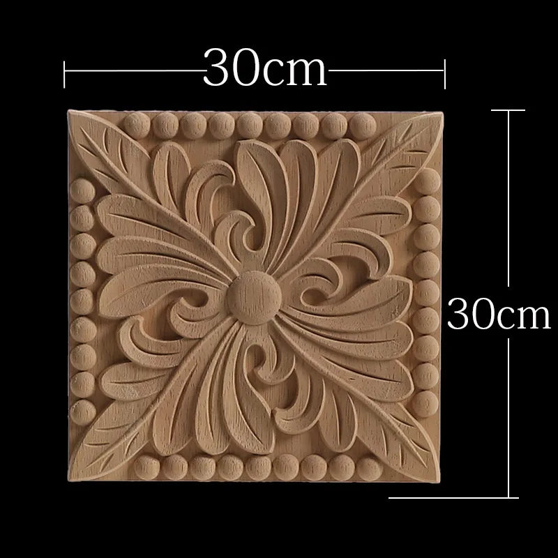 Decorative Wood Appliques Unique Exquisite Natural
