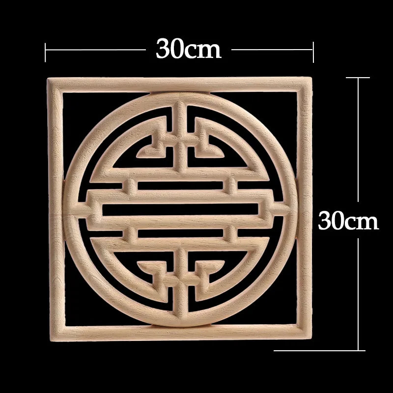 Decorative Wood Appliques Unique Exquisite Natural