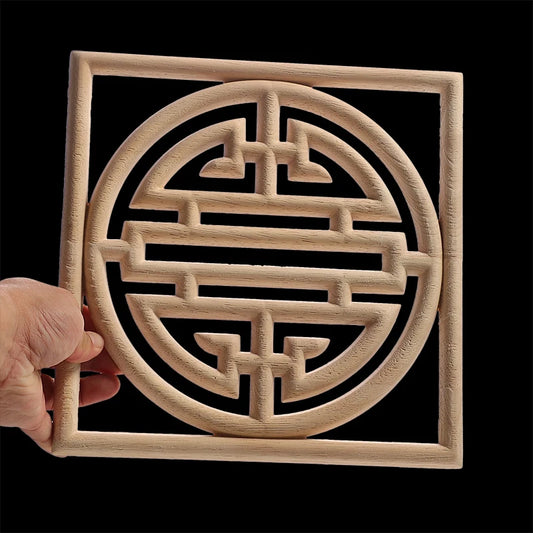 Decorative Wood Appliques Unique Exquisite Natural
