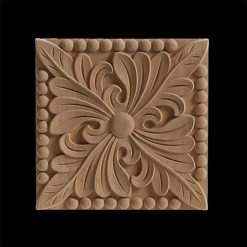 Decorative Wood Appliques Unique Exquisite Natural