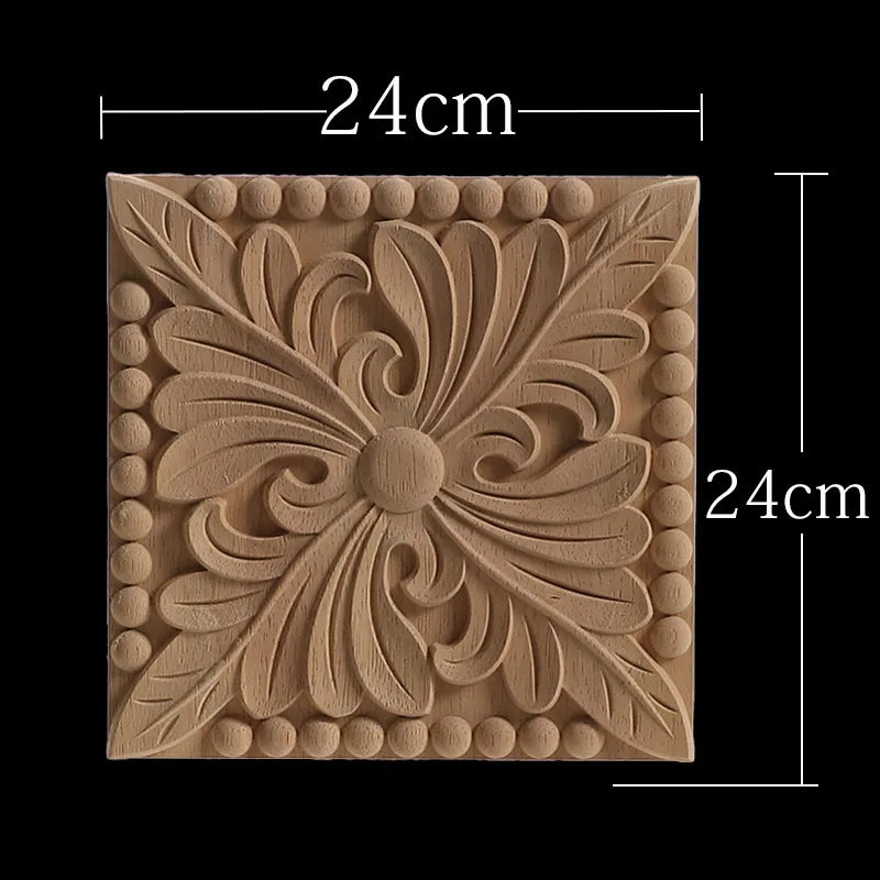 Decorative Wood Appliques Unique Exquisite Natural
