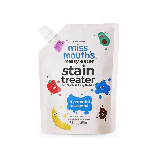 Miss Mouth's Stain Treater packaging on a white background