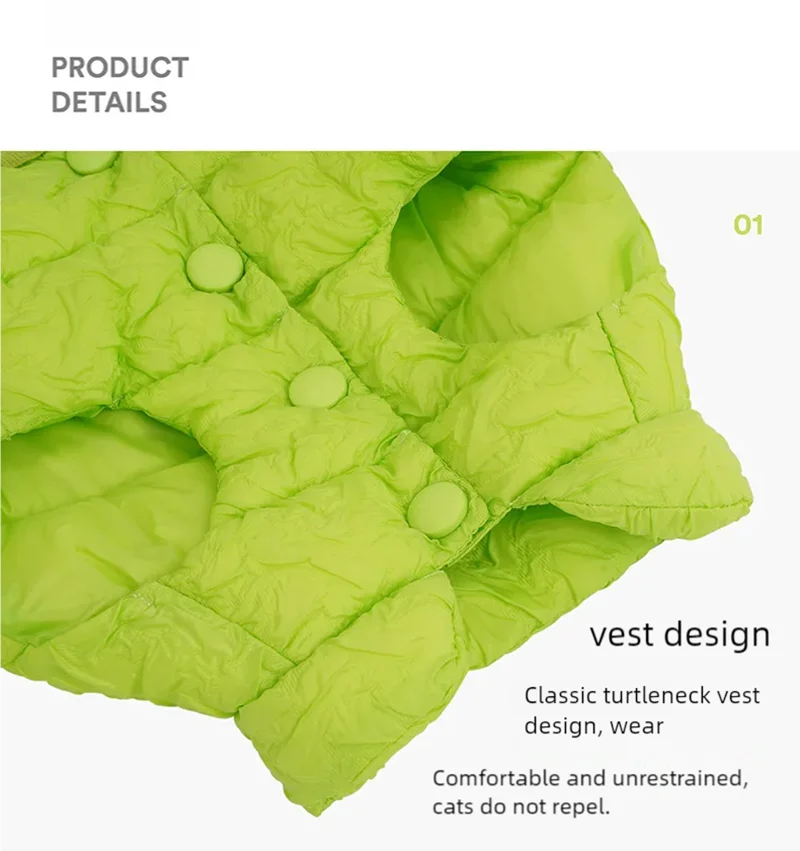 Pet cotton clothing,