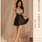Midnight Lace Backless Nightdress