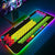 Gaming Keyboard Mat RGB Ergonomic Mouse Pad - XXL