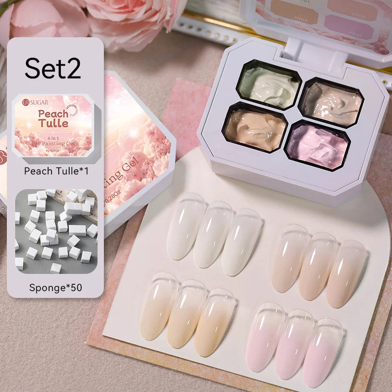 UR SUGAR 9-Color Pat Painting Gel Palette