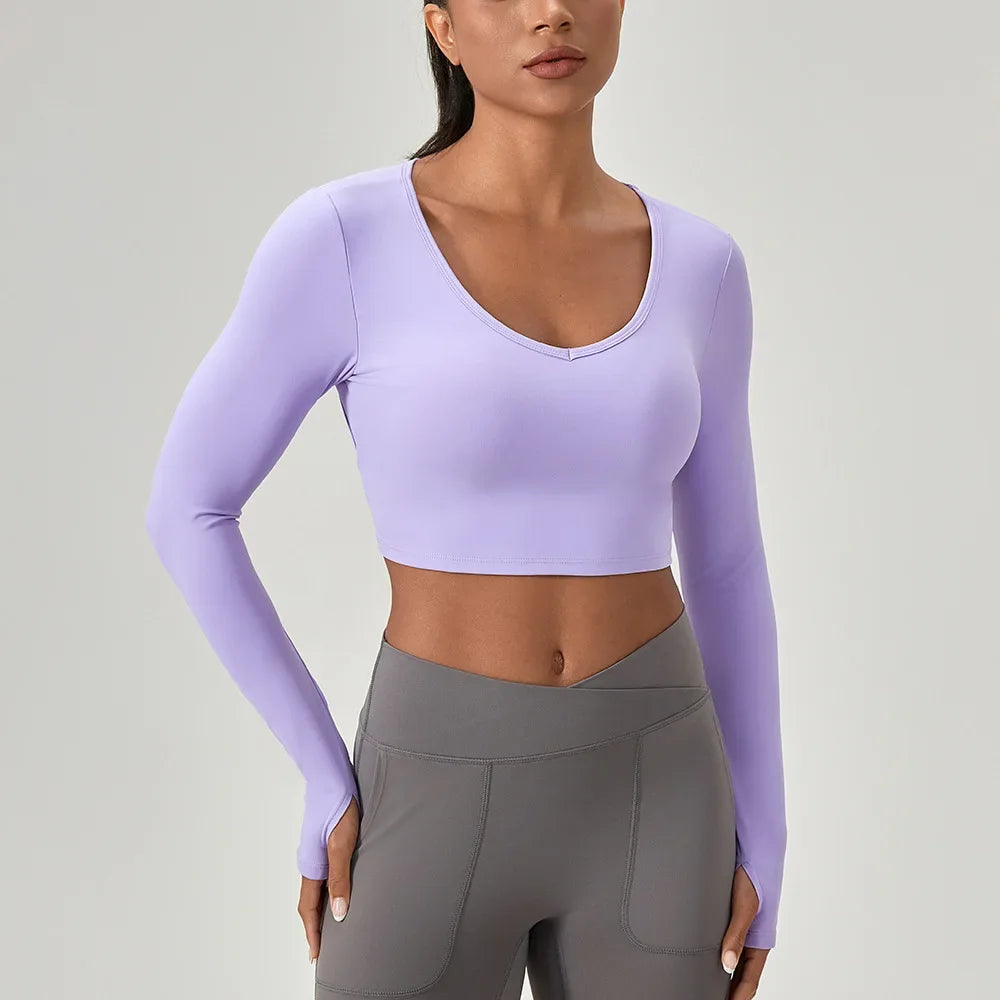 Active Form Long‑Sleeve Fitness Top