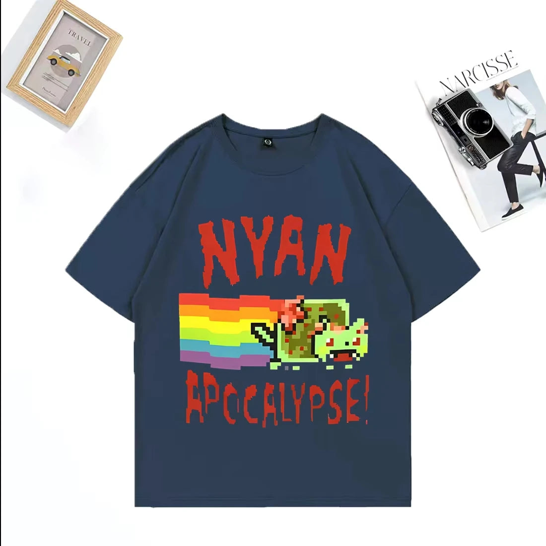 Women Cotton Streetwear Graphic T‑Shirt