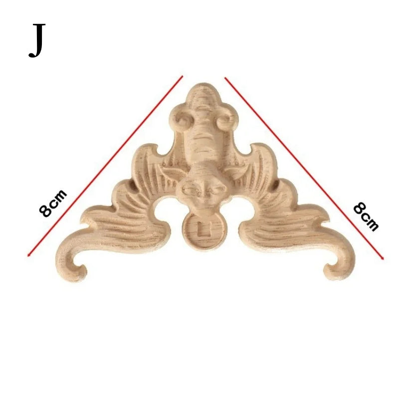 Decorative Wood Appliques and Onlays Natural