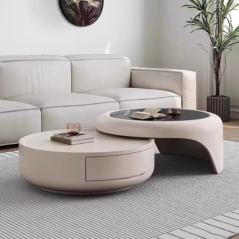 Luxury Modern Round Coffee Table – Minimalist Contemporary Design
