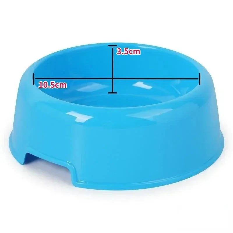 Pet Bowls Dog Cat Plastic Food