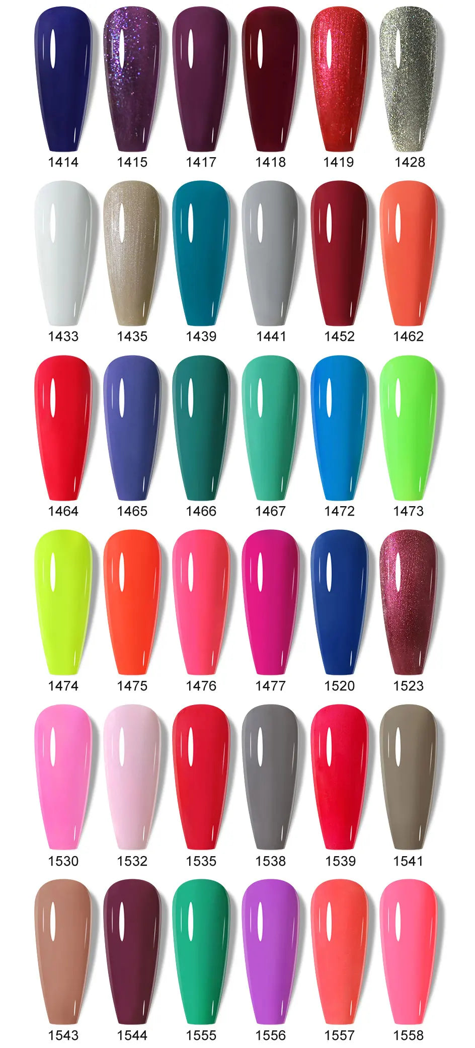 Clou Beaute 15ml HEMA/TPO-Free UV Gel Polish (Classic Red Collection)