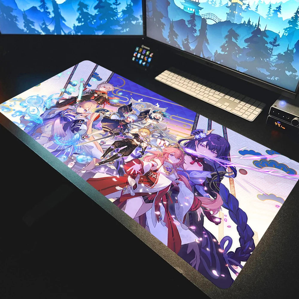 Genshin Impact Anime Mouse Pad - XXL Gaming Mat