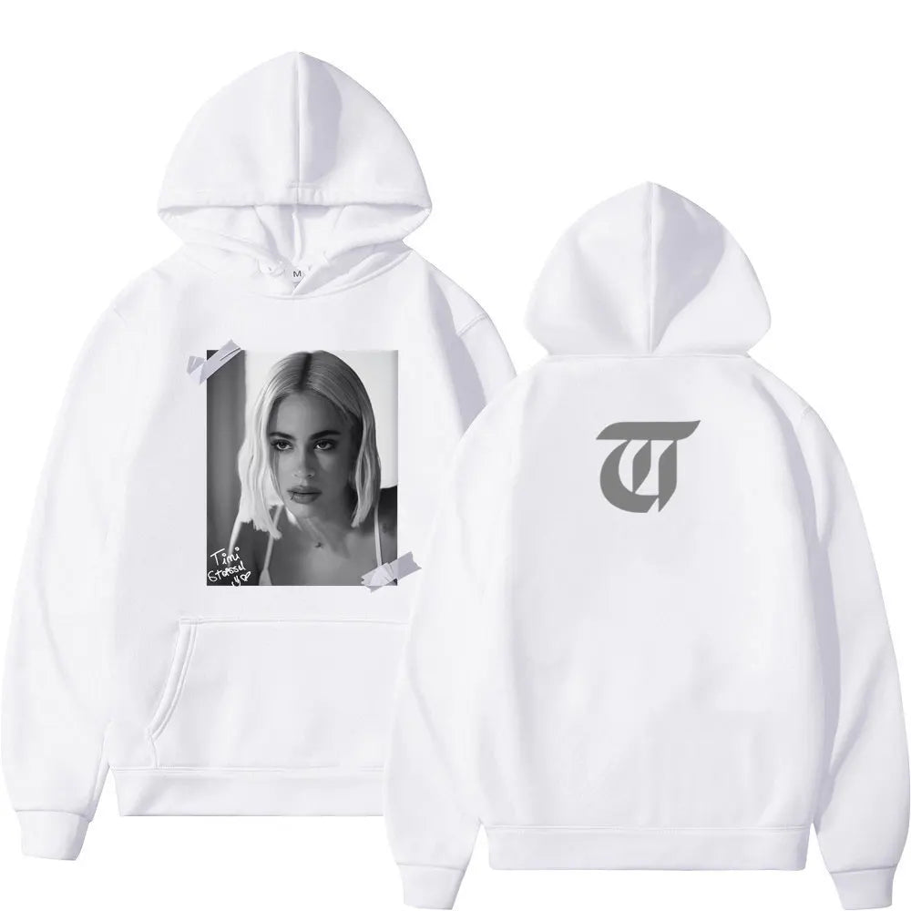 Singer Tini Stoessel Album Vintage Graphic Hoodie