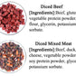 Diced Beef Dog Treats for Small,