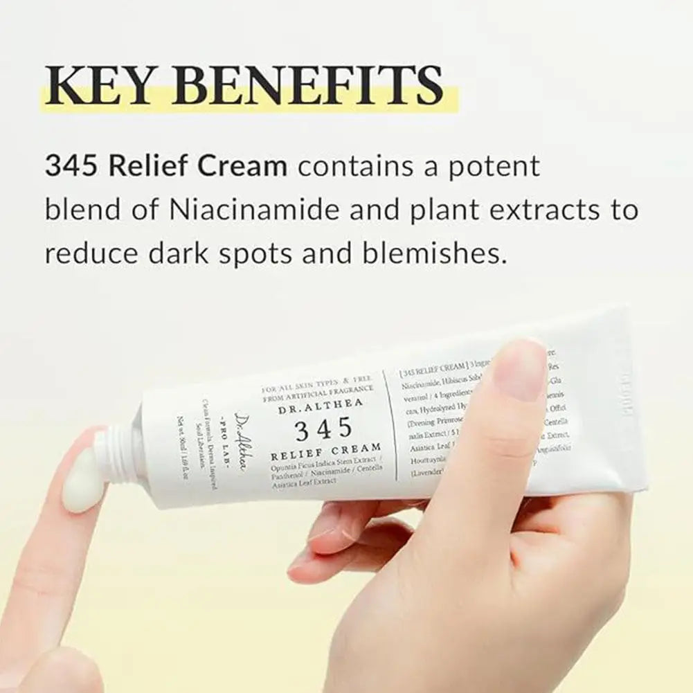 Korean Dr. 345 Antioxidant Relief Cream Gentle Vitamin C Serum Calming Moisturizer Cleansing Balm Soothing Hydrating Skin Care