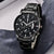 1PC Men's Luxury Watch: Fashion Business Calendar Quartz Wristwatch with Steel Band