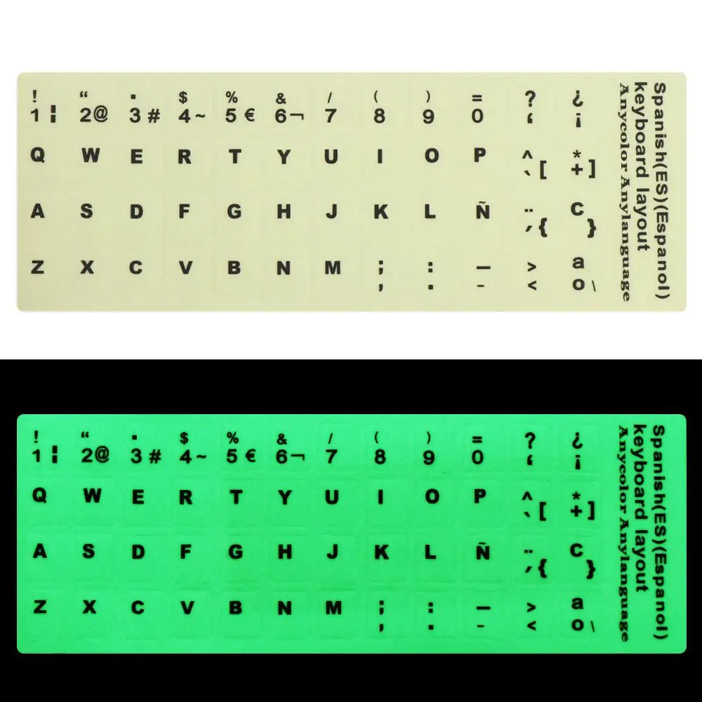 "Laptop Keyboard Sticker Protective Film - Multi-Language"