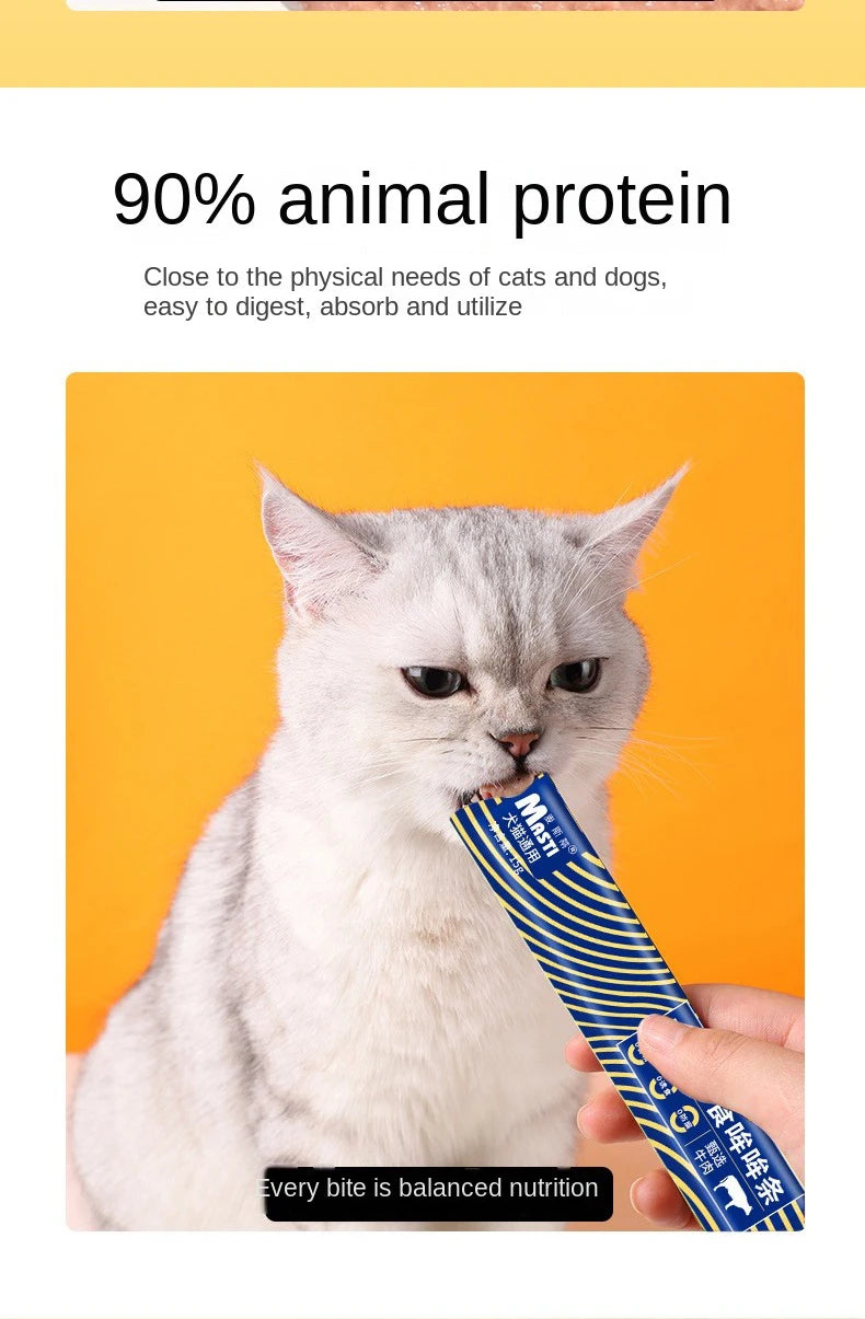 Cat snacks cat strips 15g into