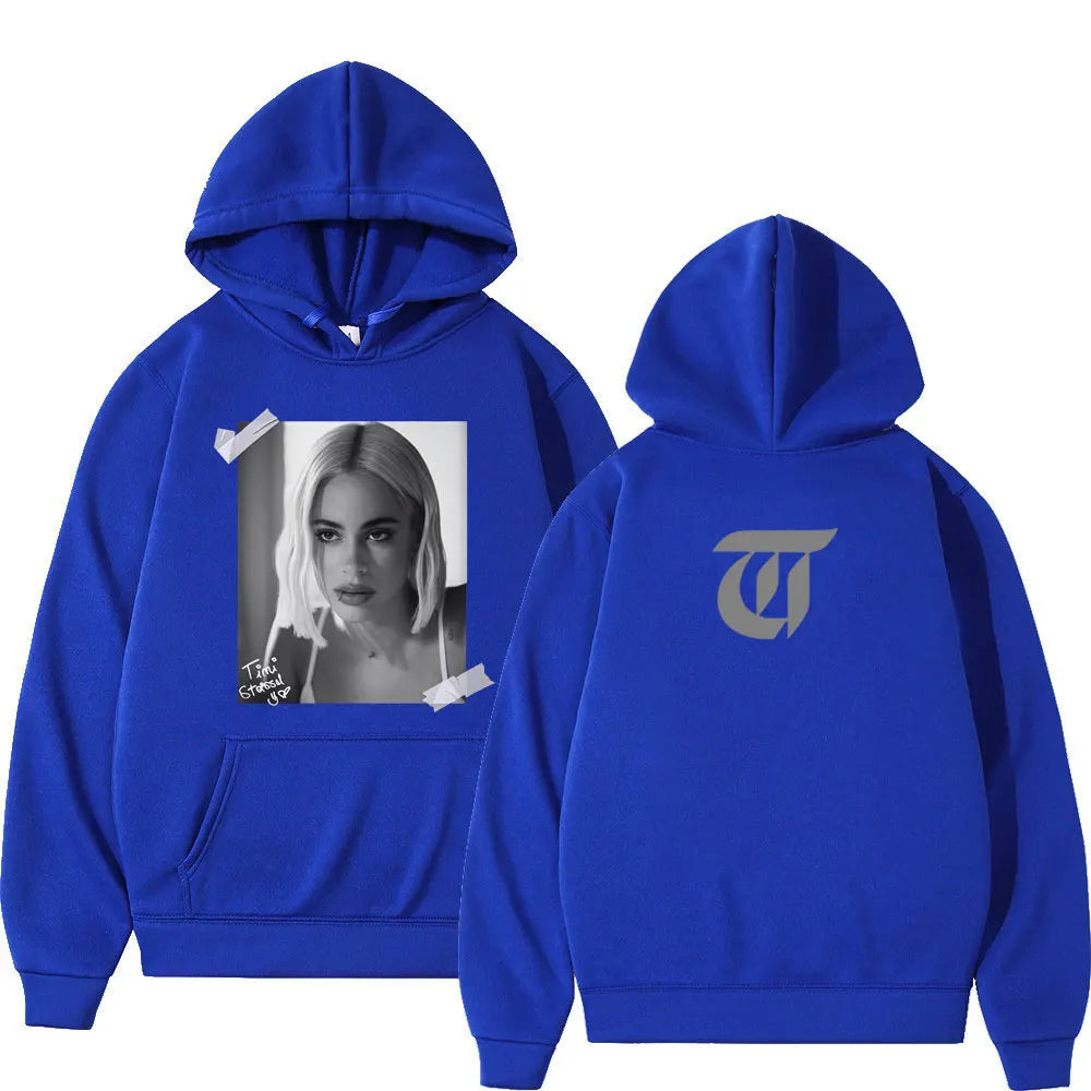 Singer Tini Stoessel Album Vintage Graphic Hoodie
