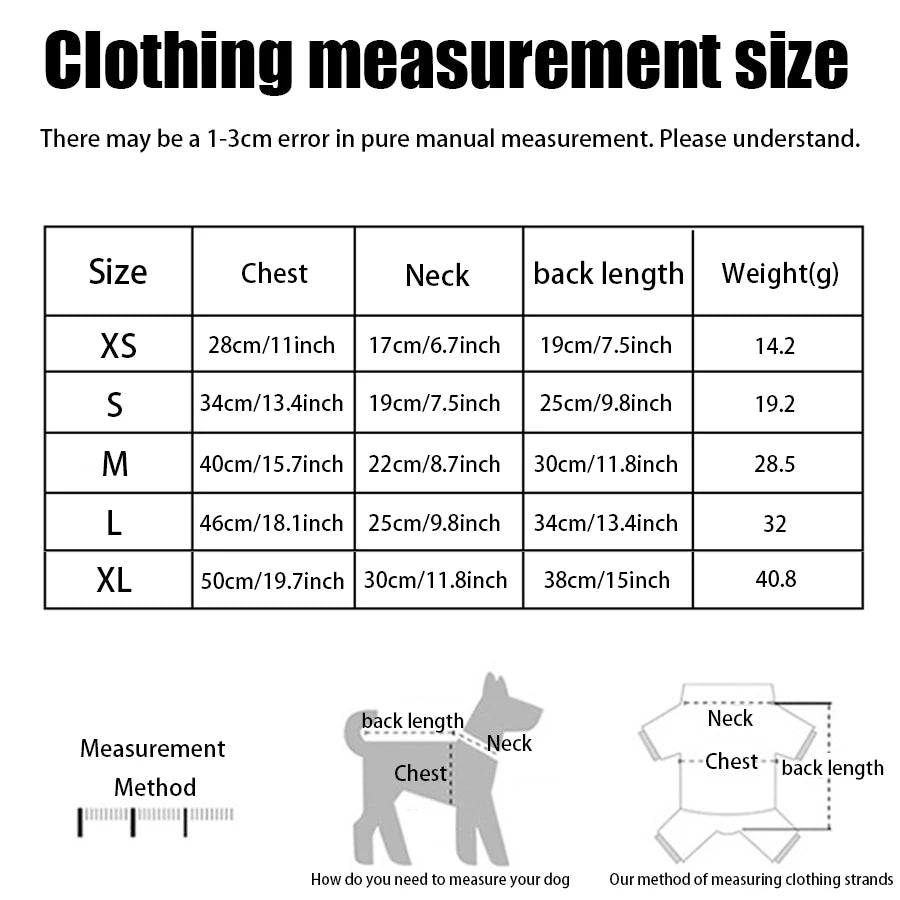 Flannel pet clothing